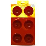 A-Plus Silicone Mould with 6 Round Cells 29x17x3cm