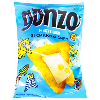 Gonzo Cheese Flavored Corn Triangles 40g