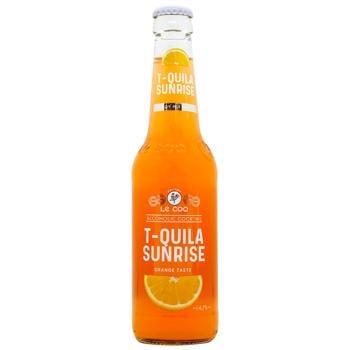 Сидр Le COQ T-Quila Sunrise 4,7% 0,33л - купить, цены на МегаМаркет - фото 1