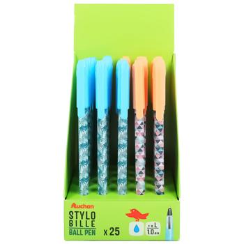 Auchan Fun Print Ballpoint Pen 1mm in assortment - buy, prices for Auchan - photo 1