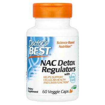 N-ацетилцистеїн Doctor's Best NAC Detox Regulators 60 капсул - купити, ціни на Біотус - фото 1