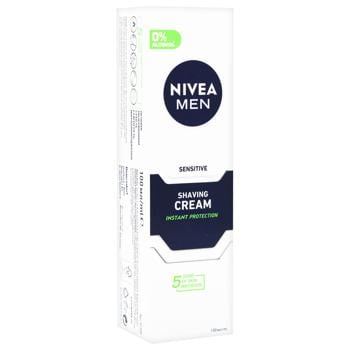 Крем для бритья Nivea Men для чувствительной кожи 100мл - купить, цены на Cупермаркет "Харьков" - фото 3