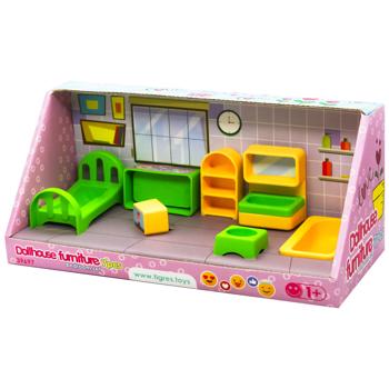 Набор игровой Tigres Набор мебели для кукол спальная 7элементов - купить, цены на Чудо Маркет - фото 1