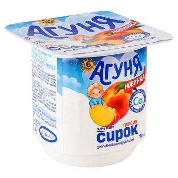 Сирок Агуня персик 3,9% 90г - купити, ціни на - фото 2