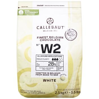 Callebaut Finest Belgian Chocolate White Callets 28% 2.5kg - buy, prices for - photo 3