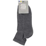 Premier Socks Women's Quarter Crew Socks with Terry Foot s.23-25 Grey