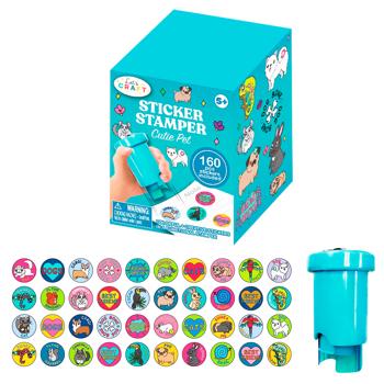 Let's Craft Cute Pet Sticker Stamper Creative Set