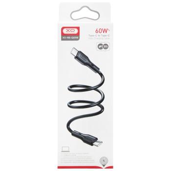 Кабель XO NBQ231B Rock Series Type-C to Type-C Data Cable 1м - купити, ціни на Auchan - фото 2
