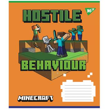 Зошит Yes Minecraft Hostile в клітинку 12 аркушів - купити, ціни на - фото 7