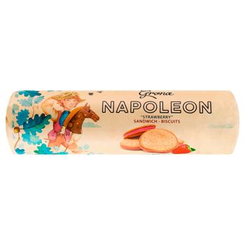 Grona Napoleon Strawberry Sandwich-biscuits 240g - buy, prices for EKO Market - photo 1