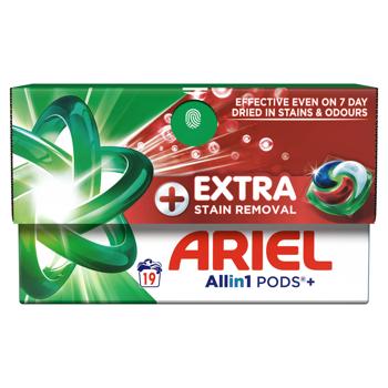 Капсулы для стирки Ariel Pods Экстрасила для выведения пятен 19шт - купить, цены на Идеал - фото 2