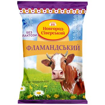 Сыр Новгород-Сіверський Фламандский 45% - купить, цены на КОСМОС - фото 1