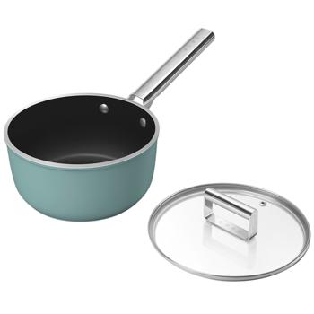 Сотейник Smeg 50x матовий 20см смарагдово-зелений - купити, ціни на - фото 3
