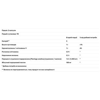 Шелуха семян подорожника Now Foods 700мг 180 капсул - купить, цены на Biotus - фото 2