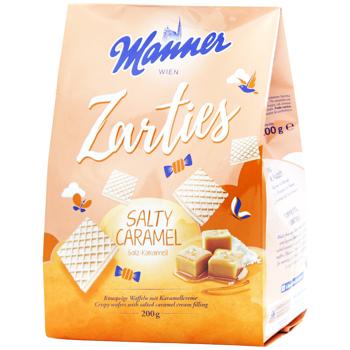 Manner Zarties Salted Caramel Wafers 200g - buy, prices for Supermarket "Kharkiv" - photo 1