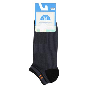 Left&Right Men's Dark Gray-Black Socks 42-43s - buy, prices for Ideal - photo 1