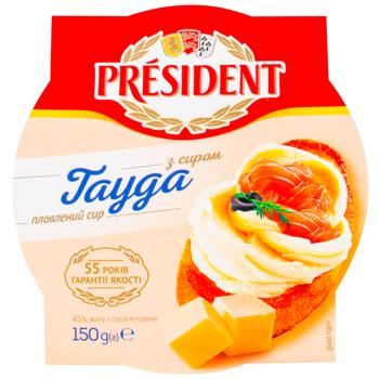 President Processed Cheese with Gouda Cheese 45% 150g - buy, prices for - photo 2