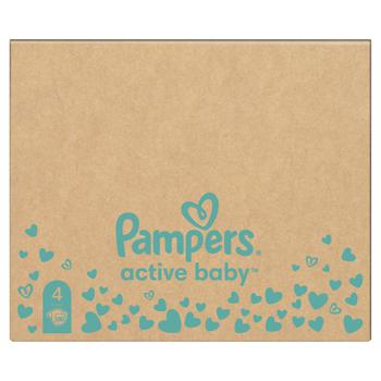 Пiдгузки Pampers Active Baby розмір 4 Maxi 9-14кг 174шт - купити, ціни на Auchan - фото 2