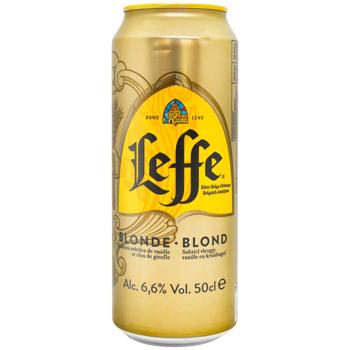 Leffe Blonde Light Beer 6.6% 0.5l - buy, prices for EKO Market - photo 1