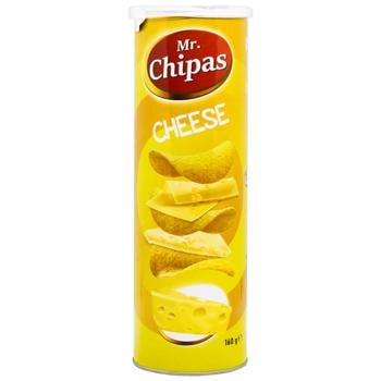 Чіпси Mr. Chipas з cиром 160г - купити, ціни на МегаМаркет - фото 1