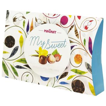 Magnat Praline with Milk Chocolate with Whole Hazelnuts and Vanilla Filling Candy 185g - buy, prices for - photo 1