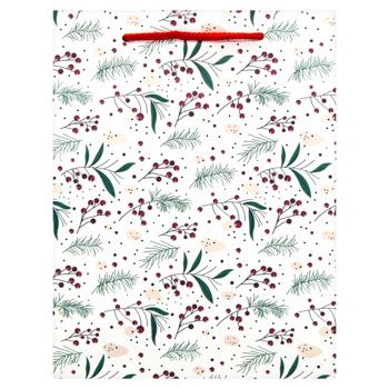 Пакет подарочный Листочки 180х80х230мм в ассортименте - купить, цены на - фото 5