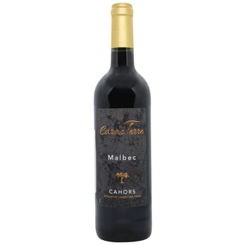 Вино Carac Terre Cahors червоне сухе 13,5% 0,75л - купити, ціни на WINETIME - фото 1