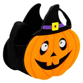 Zed Halloween Pumpkin Felt Bag Decoration 14.5х7х9cm - buy, prices for - photo 3