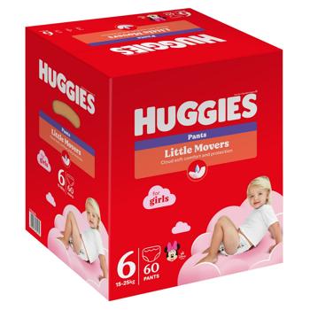 Подгузники-трусики Huggies 6 для девочек 15-25кг 60шт - купить, цены на METRO - фото 2