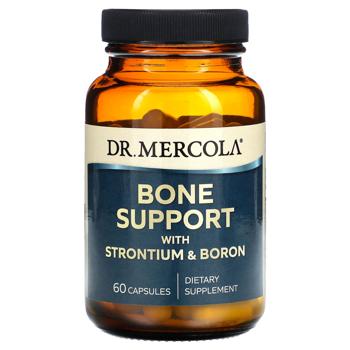 Підтримка кісток, стронцій та бор, Bone Support with Strontium and Boron, Dr. Mercola, 60 капсул