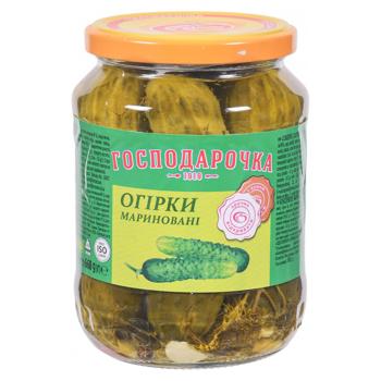 Hospodarochka Pickled Cucumbers 660g - buy, prices for COSMOS - photo 1