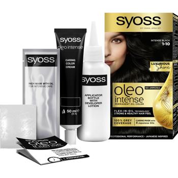 Syoss Oleo Intense 1-10 Deep Black Ammonia Free Hair Dye - buy, prices for - photo 6