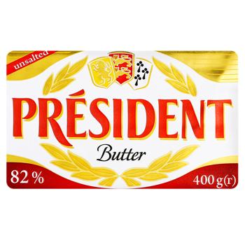 President Unsalted Sour Cream Butter 82% 400g - buy, prices for COSMOS - photo 2