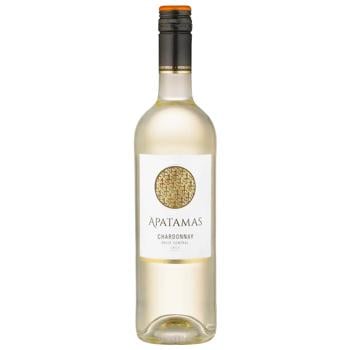 Вино Apatamas Chardonnay біле сухе 12,5% 0,75л