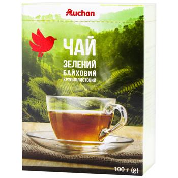 Auchan Large Leaf Green Tea 100g - buy, prices for - photo 1