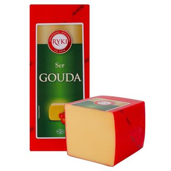Сир Ryki Гауда 45% - купити, ціни на Чудо Маркет - фото 1