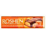 Roshen Milk Chocolate Bar with Caramel Filling 40g