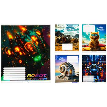 Star Checkered Exercise Book 18 sheets - buy, prices for METRO - photo 1