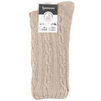 InExtenso Beige Mens Socks