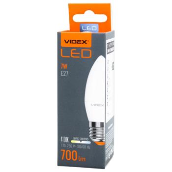 Videx LED Lamp C37e 7W E27 4100K - buy, prices for COSMOS - photo 1