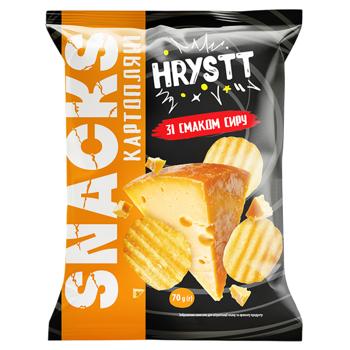 Снеки картофельные Hrystt со вкусом сыра 70г