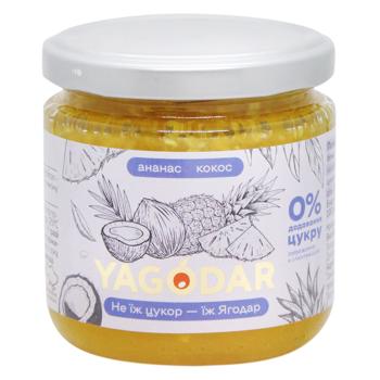 Yagodar Pineapple-Coconut Jam 210g - buy, prices for NOVUS - photo 1