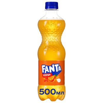 Fanta Orange Carbonated Drink 0.5l - buy, prices for - photo 1