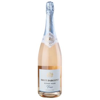 Вино ігристе Brut Dargent Pinot Noir рожеве безалкогольне 0,75л - купити, ціни на Ідеал - фото 1