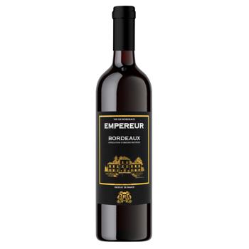 Empereur Red Dry Wine 12.5% 0.75l - buy, prices for NOVUS - photo 1