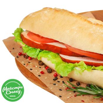 Sandwich with Smoked Chicken Fillet 220g - buy, prices for NOVUS - photo 1