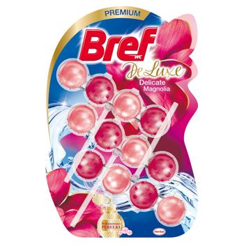 Блок для унітазу Bref Deluxe Витончена магнолія 50г*3шт - купити, ціни на METRO - фото 2