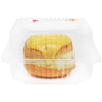 Auchan Mango Glazed Donut with Mango Maracuja Filling 80g - buy, prices for - photo 2