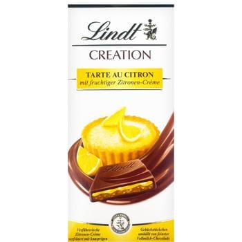 Шоколад молочний Lindt Creation Tarte au Citron 150г - купити, ціни на METRO - фото 1