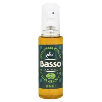 Олія оливкова Basso Extra Virgin спрей 200мл - купити, ціни на Чудо Маркет - фото 1